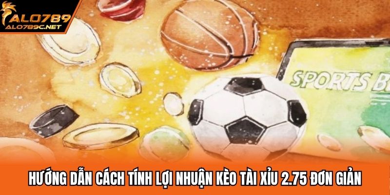 Hướng dẫn cách tính lợi nhuận kèo tài xỉu 2.75 đơn giản